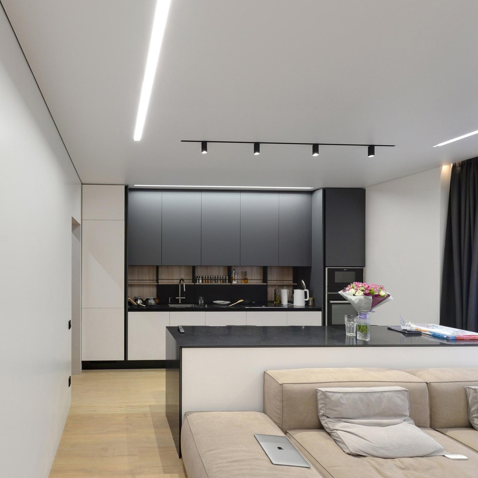 Натяжные потолки в зал (гостиную) Потолки Всем