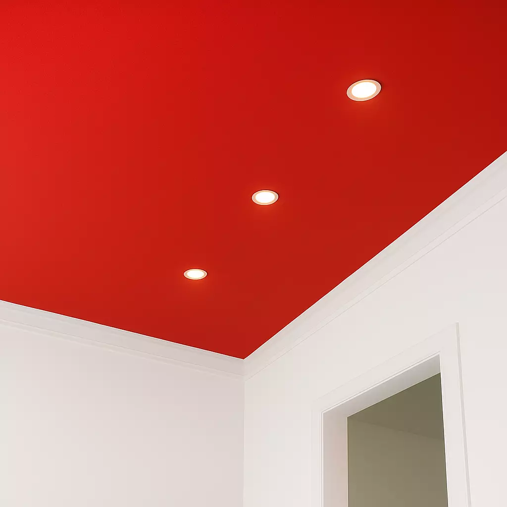 Красные натяжные потолки Потолки Всем