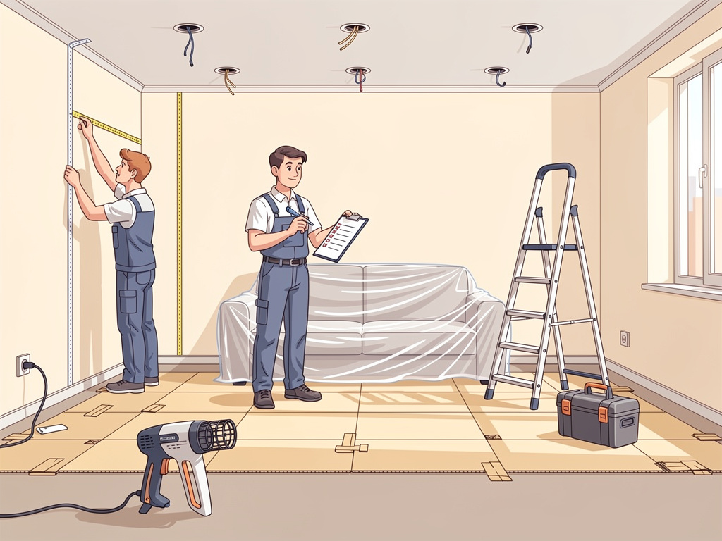 Как подготовить квартиру к монтажу натяжного потолка: чек‑лист без ошибок и грязи Potolki-Vsem