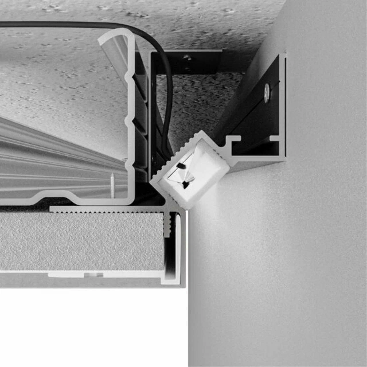 Системы крепления для контурно-теневых натяжных потолков Потолки Всем