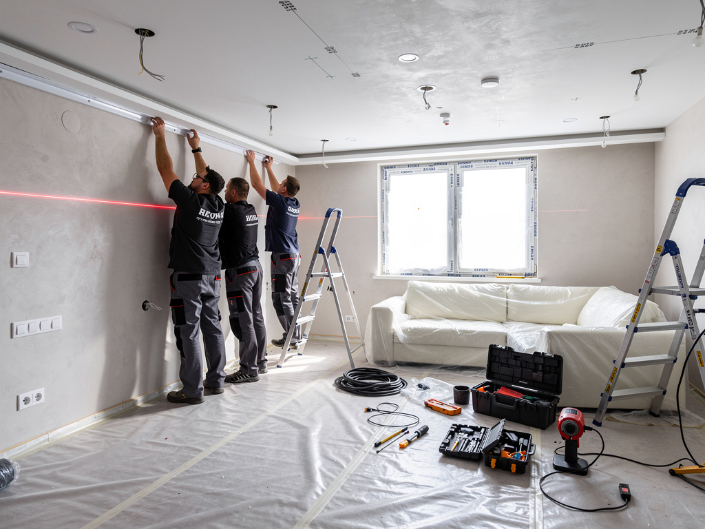 Подготовка квартиры к натяжным потолкам: чек-лист, чтобы не сорвать ремонт и сроки Potolki-Vsem