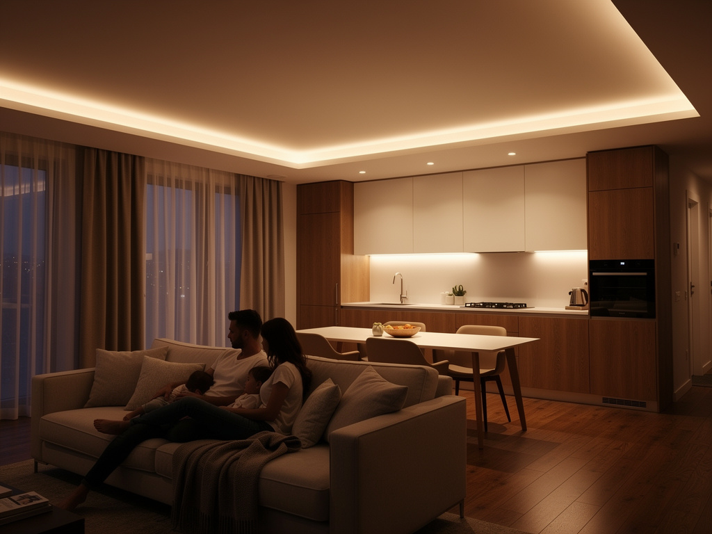 Натяжные потолки с подсветкой: как выбрать свет, чтобы дома было уютно, а не как в офисе Potolki-Vsem