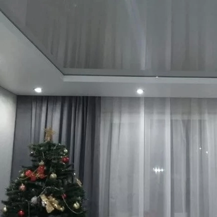 Серые натяжные потолки Потолки Всем