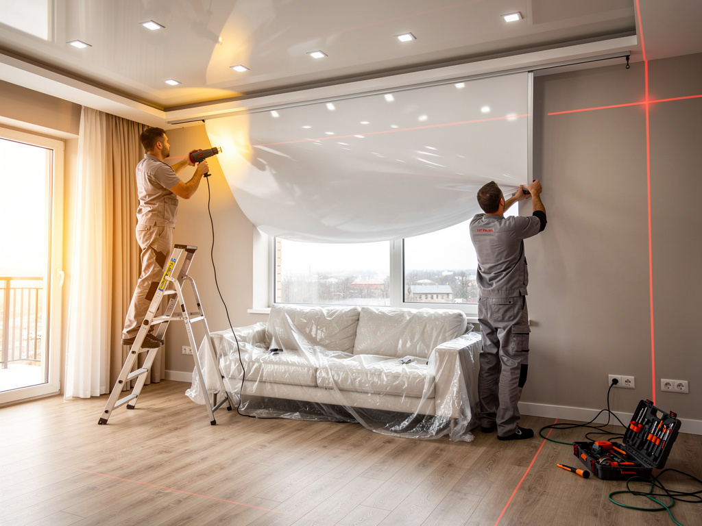10 неудобных вопросов про натяжные потолки: высота, запах, потопы, свет и гарантия без сюрпризов Potolki-Vsem