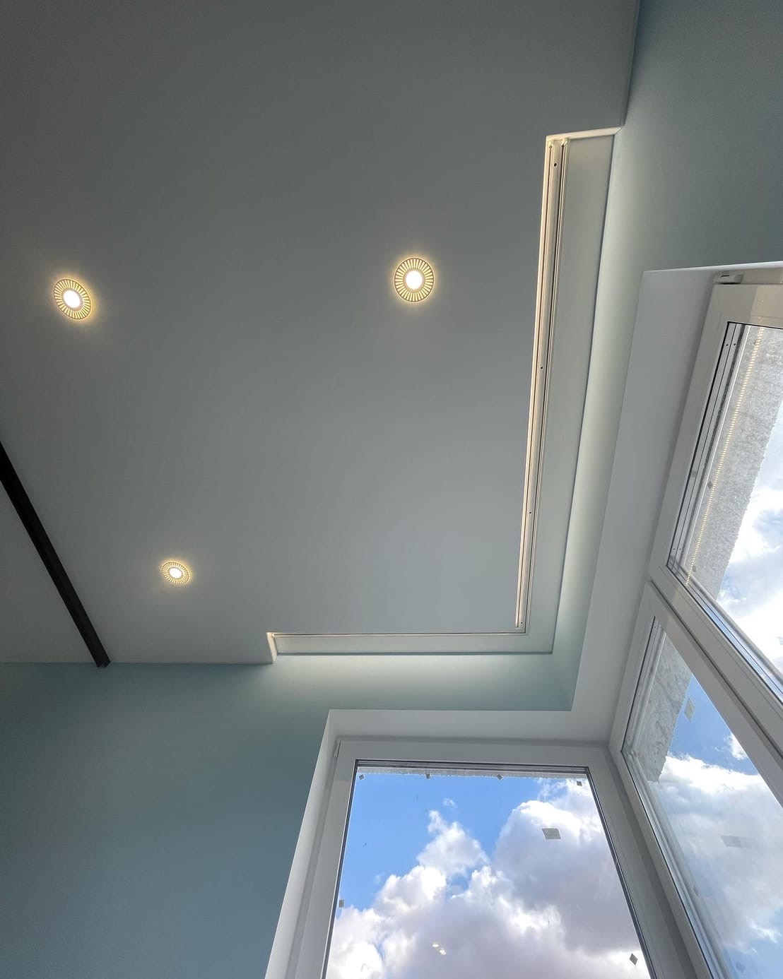 Двухуровневые натяжные потолки Потолки Всем