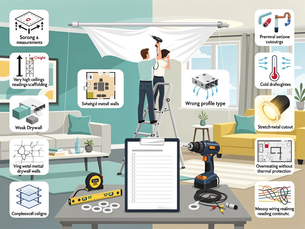 10 ошибок при заказе натяжного потолка, из‑за которых вы переплачиваете: проверьте смету заранее Potolki-Vsem