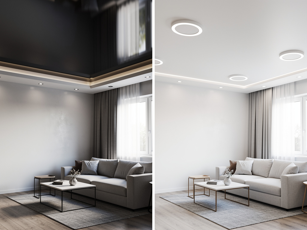 7 ошибок при монтаже натяжного потолка, из‑за которых комната кажется ниже и теснее Potolki-Vsem