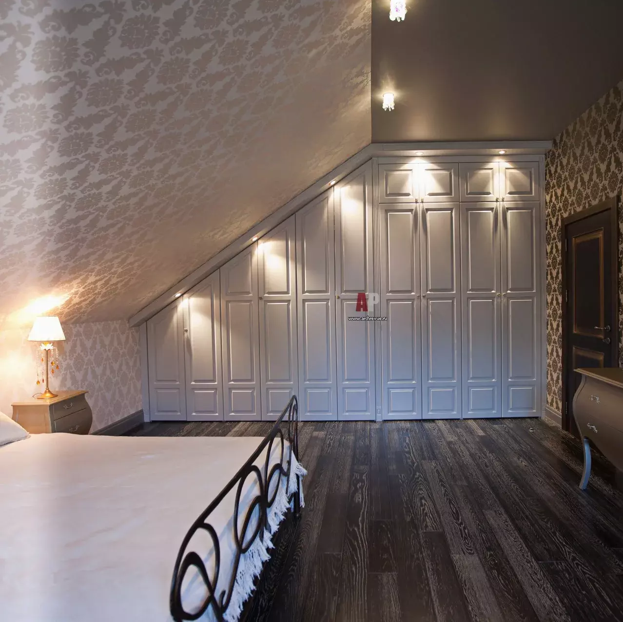 Натяжные потолки на мансарде Потолки Всем