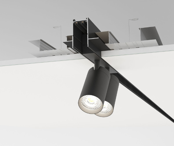 Встроенная трековая система для натяжных потолков Потолки Всем
