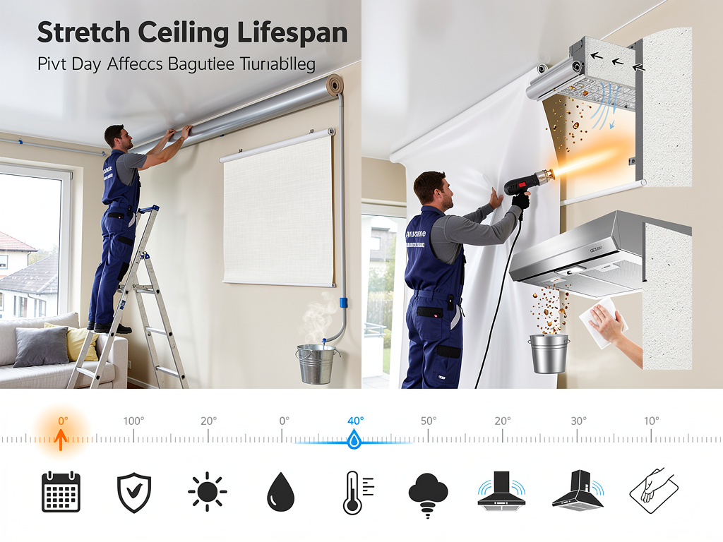 Срок службы натяжного потолка: 7 факторов, из-за которых он стареет за 5 лет или держится 25+ лет Potolki-Vsem