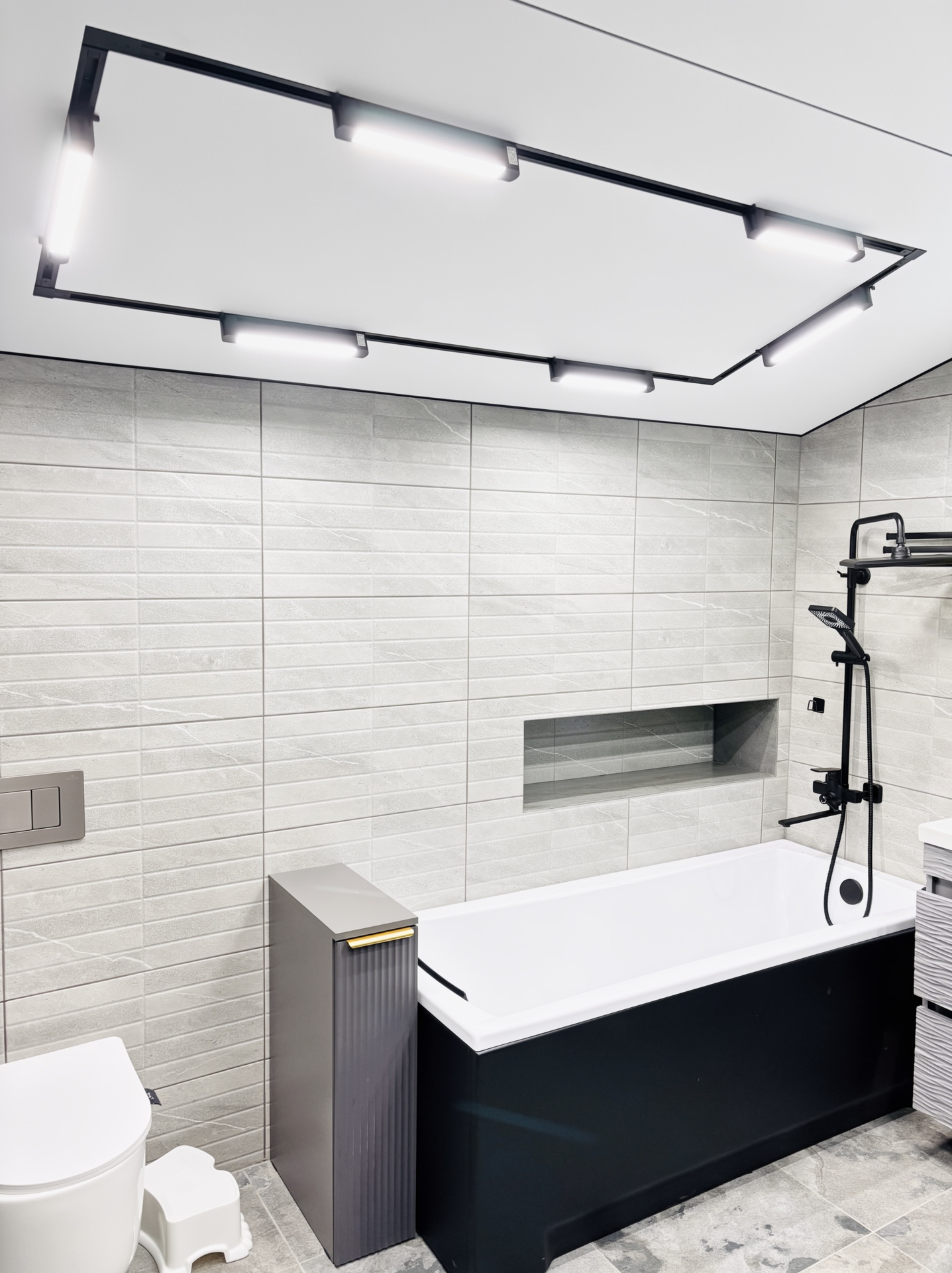 Готовый результат в большой ванной! 😍