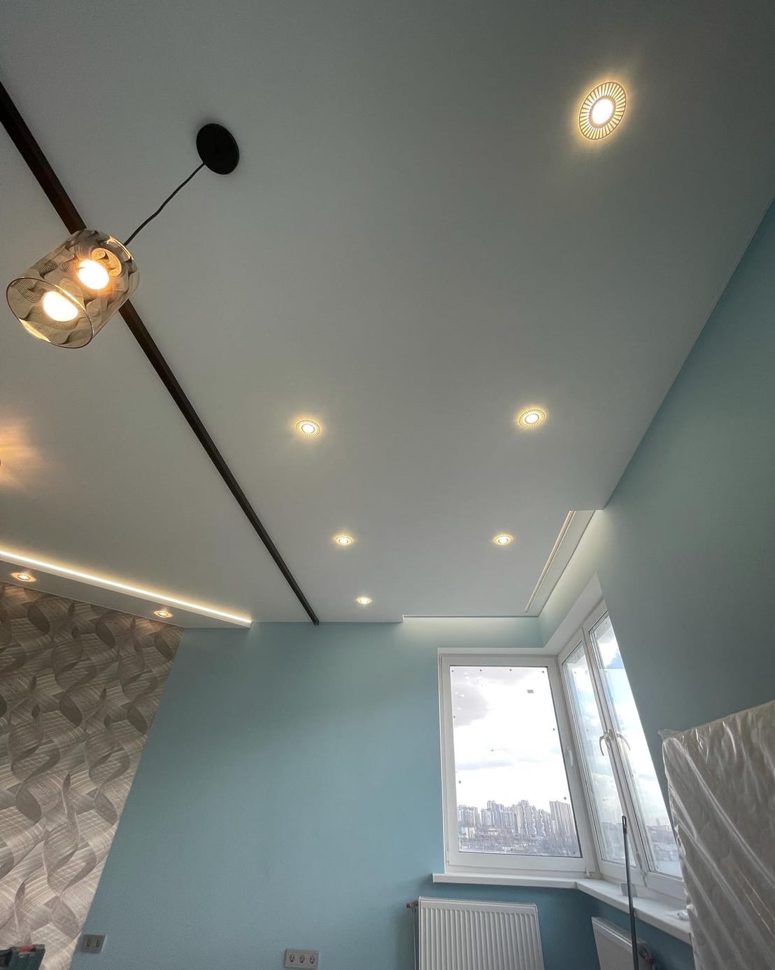 Двухуровневые натяжные потолки Потолки Всем