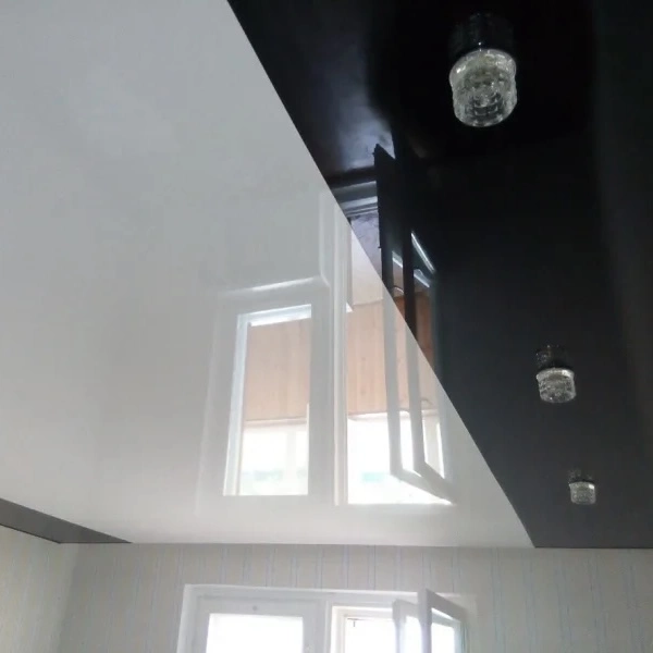 Черно-белые натяжные потолки Потолки Всем