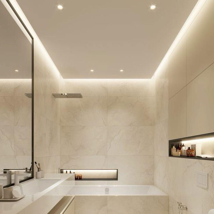 Натяжные потолки в санузел Потолки Всем