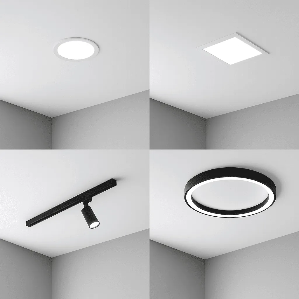 Элементы освещения для натяжных потолков