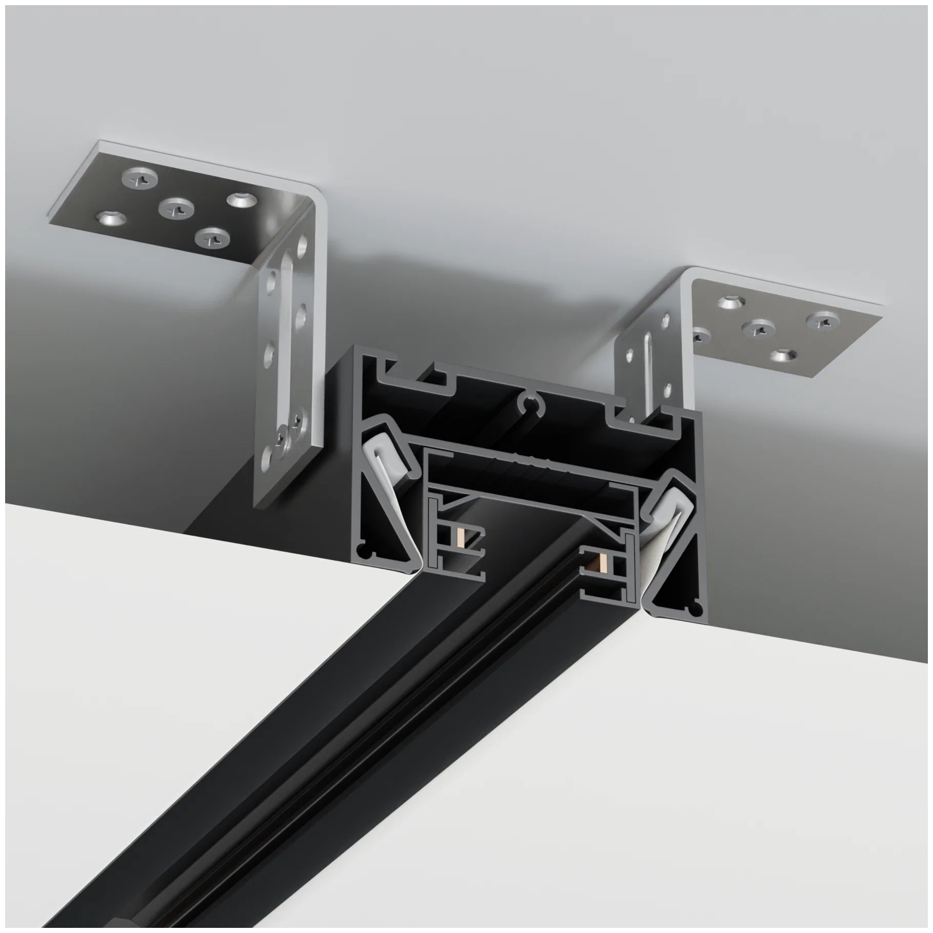 Накладная трековая система для натяжных потолков Потолки Всем