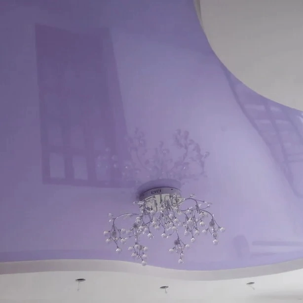 Сиреневые натяжные потолки Потолки Всем