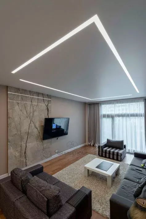 Натяжные потолки со световыми линиями Потолки Всем