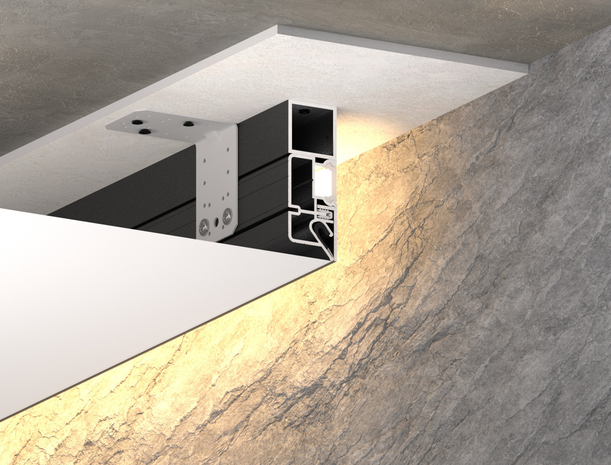 Парящие системы крепления для натяжных потолков Потолки Всем