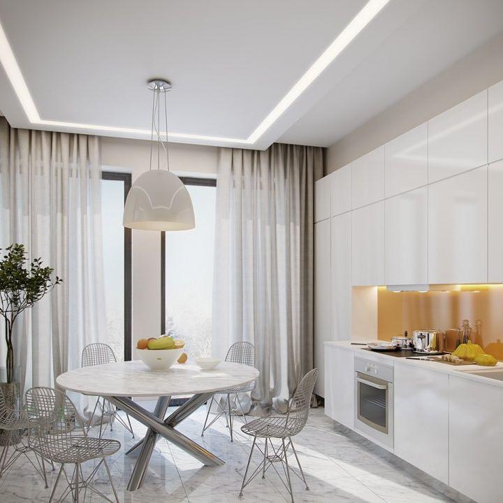 Натяжные потолки в двухкомнатную квартиру Потолки Всем