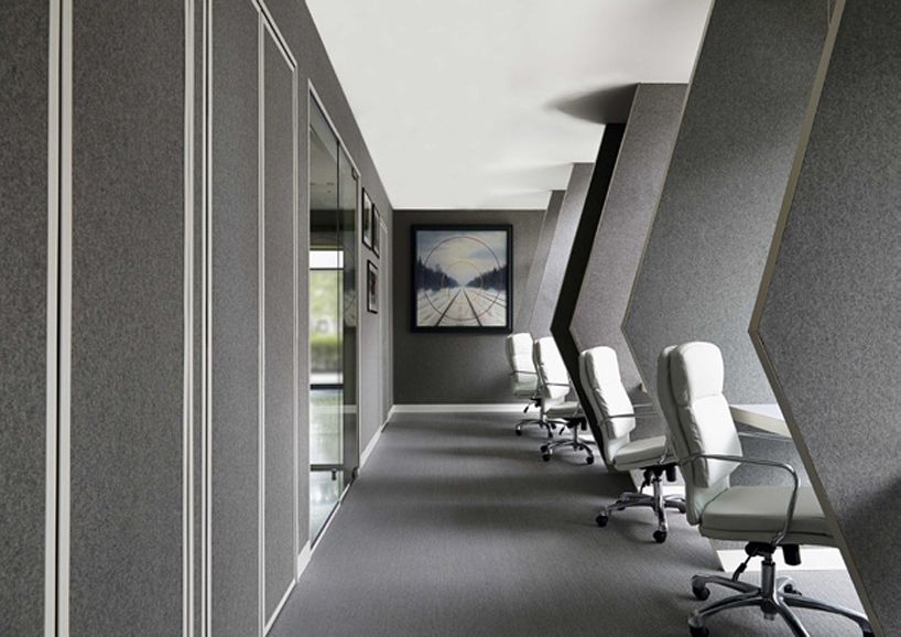 Натяжные (тихие) стены в офисах Потолки Всем