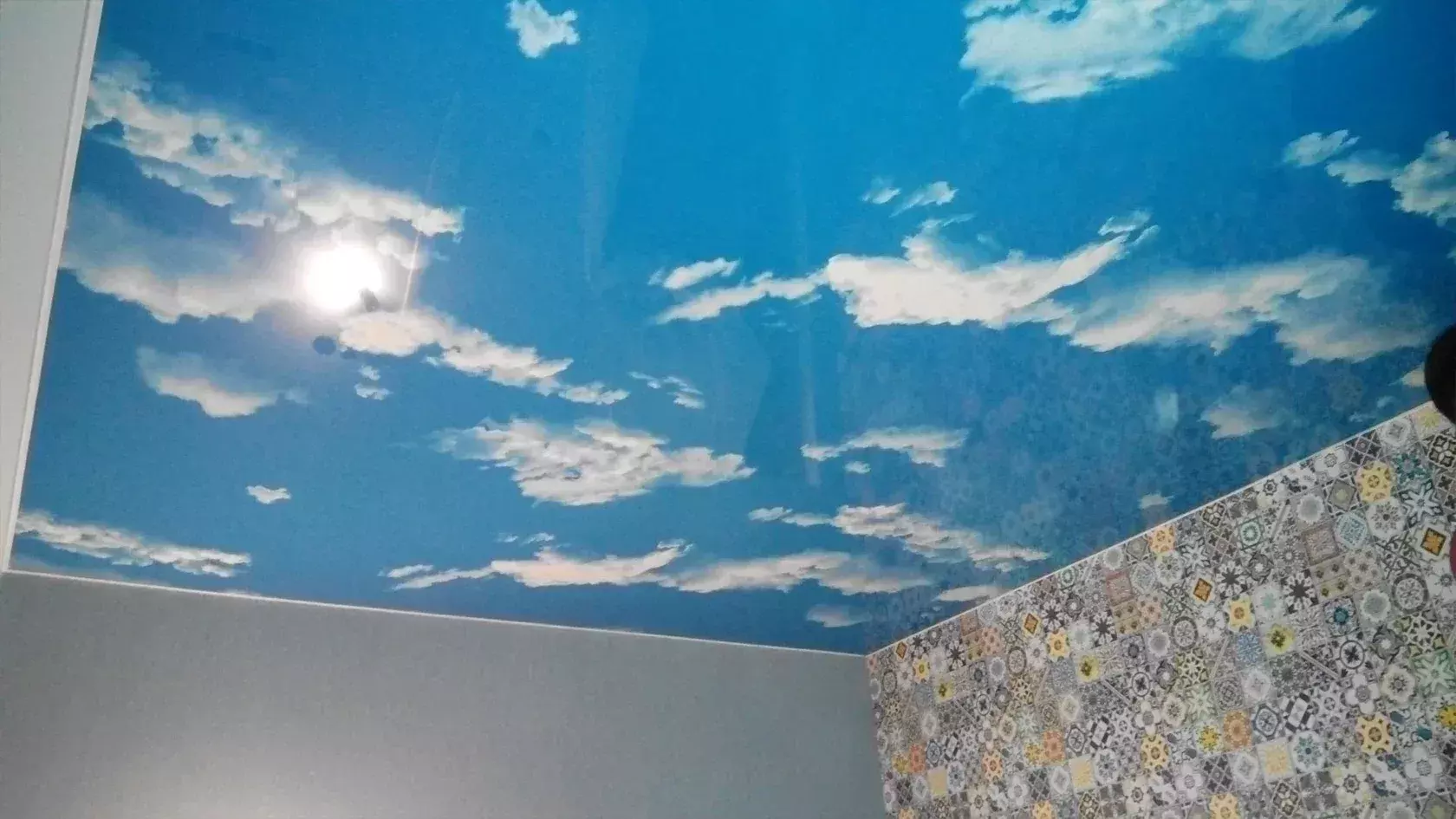 Натяжные потолки небо с облаками Потолки Всем